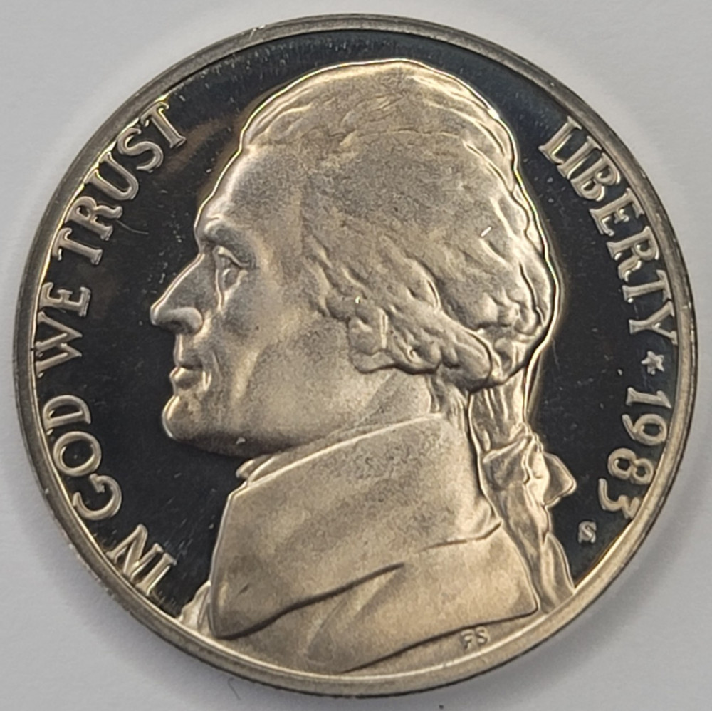 1983 S Gem Proof DCAM Jefferson Nickel