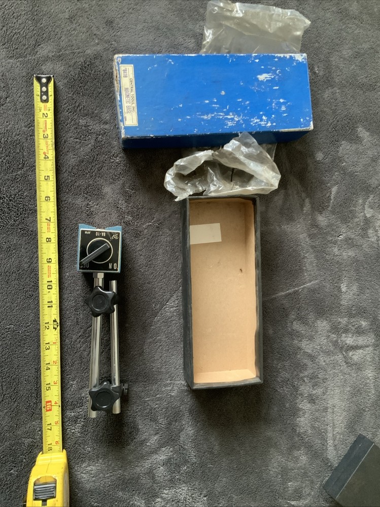 Central Tools Magnetic Base, 6416….see Pics….