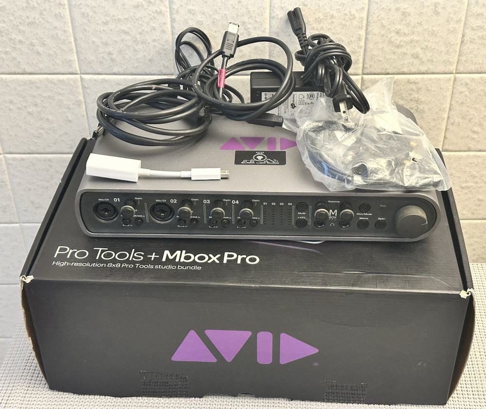 AVID Mbox 3 Pro Audio Interface w Premium Black Lion Modification