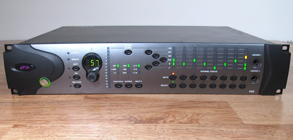 Avid PRE for Pro Tools Model MP008 - 8 Channel Mic Pre - Gray Version