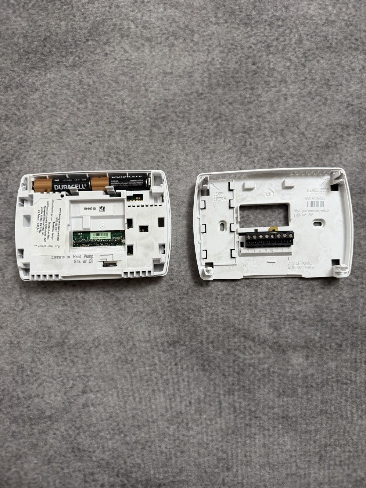 Honeywell PRO 4000 Programmable Thermostat 5-2 Day (TH4110D1007) Base Plate