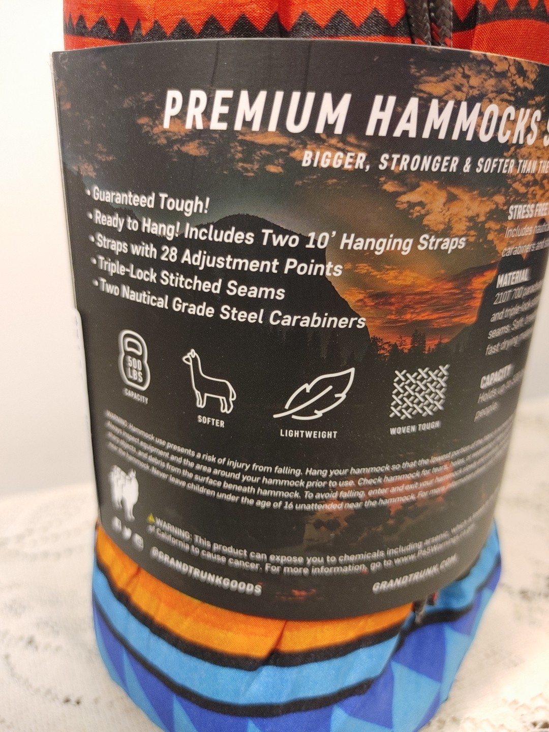 Grand Trunk Double Deluxe 2 Person Hammock