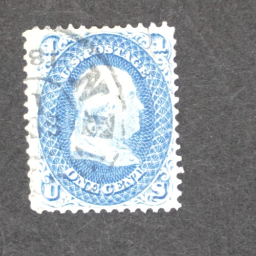 US #102 Re-issue used CV1250