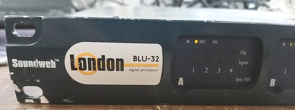 Soundweb London Blu-32 Signal Processor. *READ⬇️*