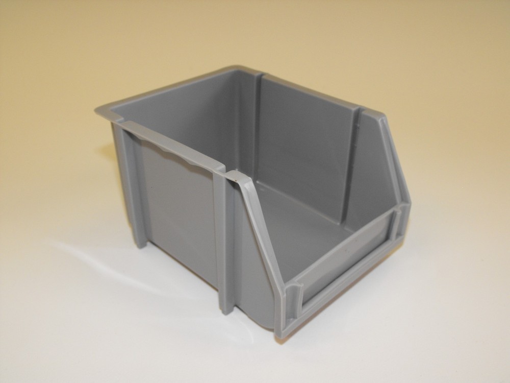 2 Replacement Grey Bins For Harbor Freight 20 Bin Wall Mount Stackable Storage