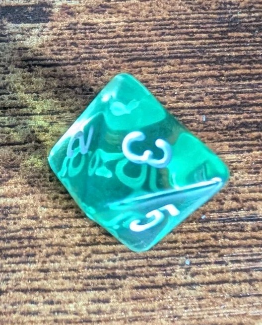 Green Poly D&D Dice Set