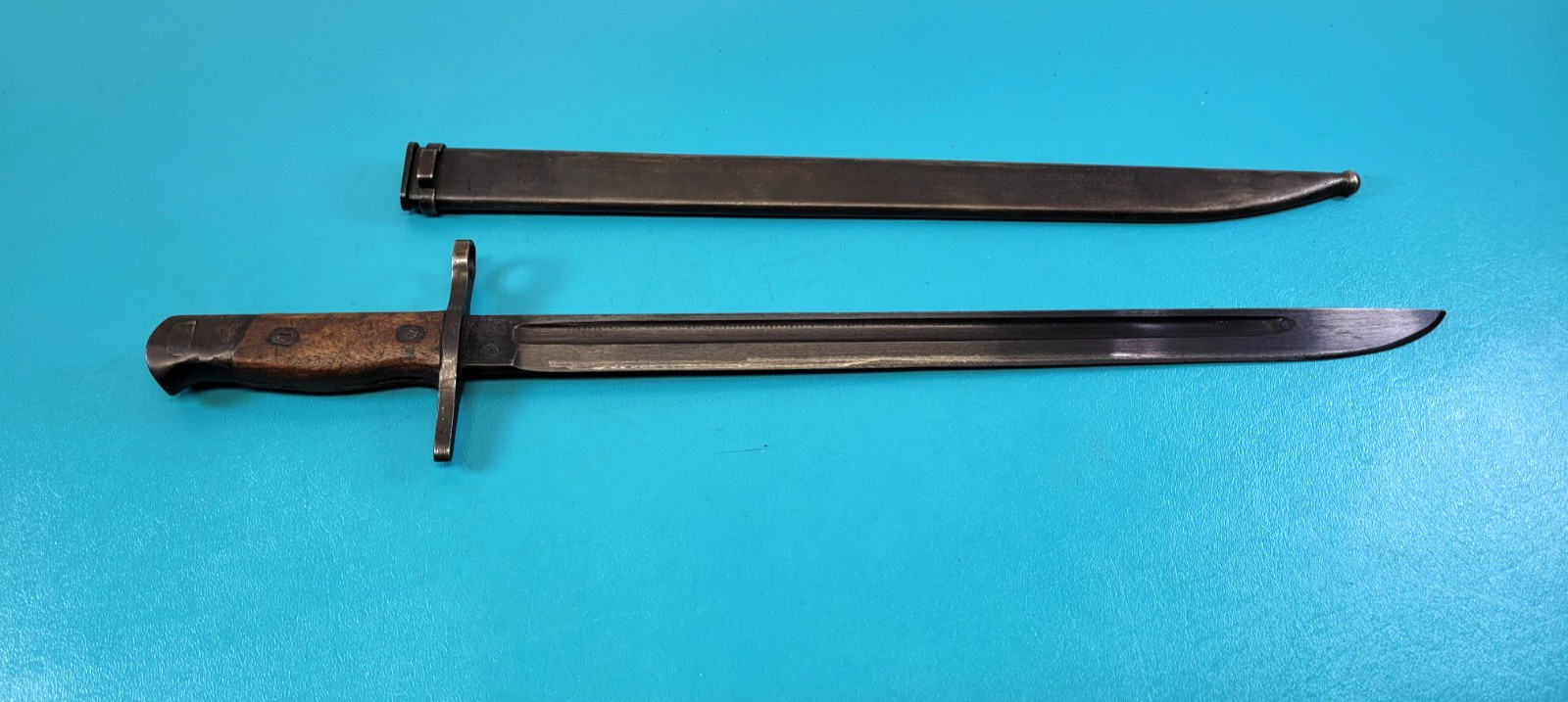 WWII Japanese Type 30 Rifle Bayonet TALW Arsenal Low S/N#  + Scabbard TR843