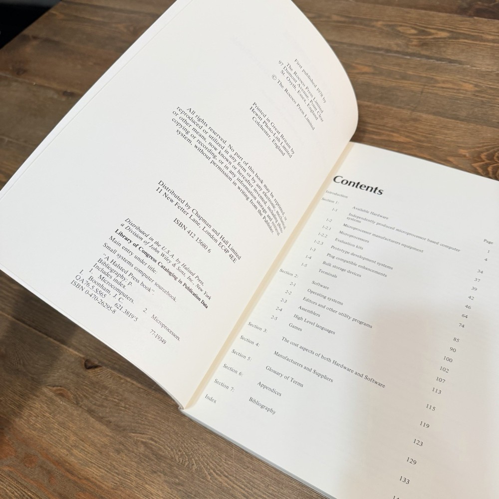 Small Systems Computer Sourcebook 1978 (Owned by Xerox) - by JC Boonham