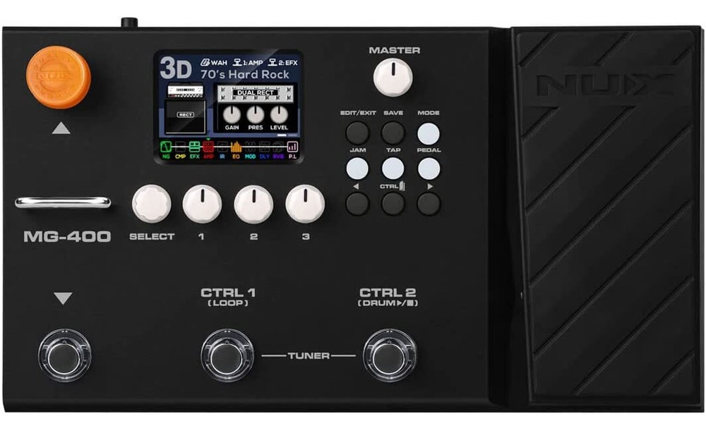 NUX MG400 Multi-Effects and Amp Modeler Pedal