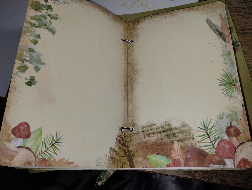 Gnome Forest Junk Journal Scrapbook USA