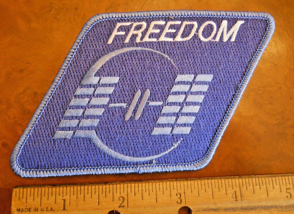 NASA FREEDOM SPACE STATION PATCH  (NEW)