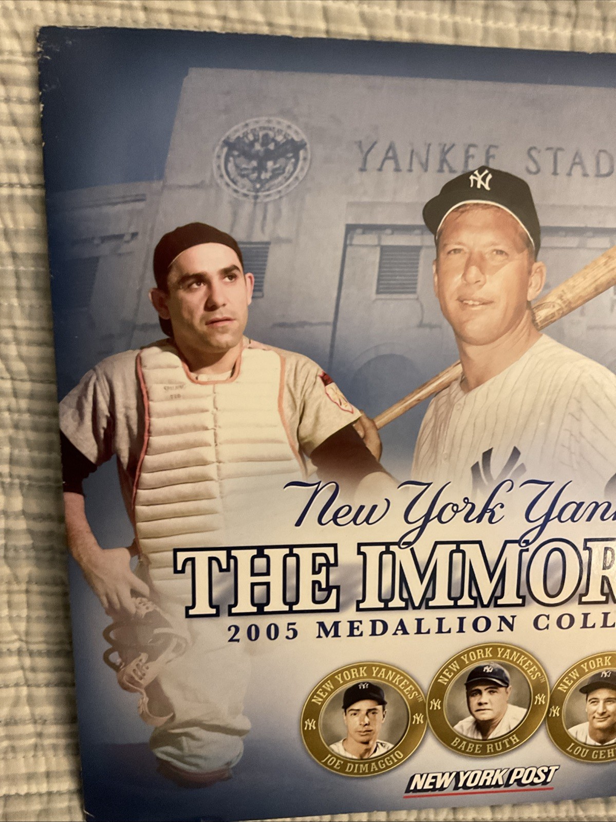 NEW YORK POST**YANKEES IMMORTALS 2005 MEDALLION COLLECTION [ COMPLETE ]