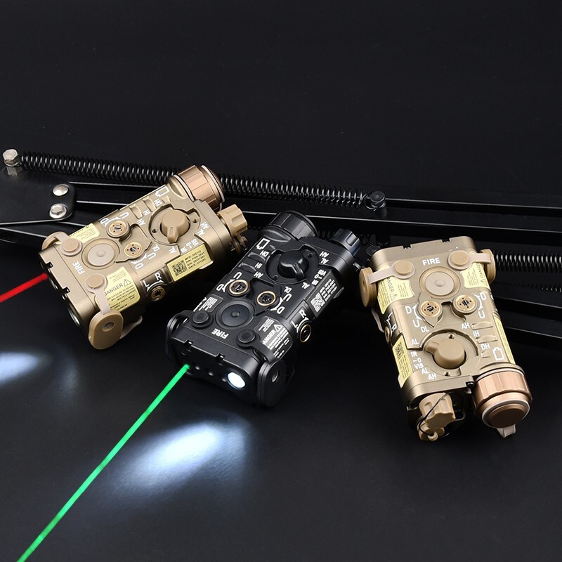WADSN Tactical Metal NGAL Red Green Dot Laser Sight IR Ray Hunting Weapon Laser