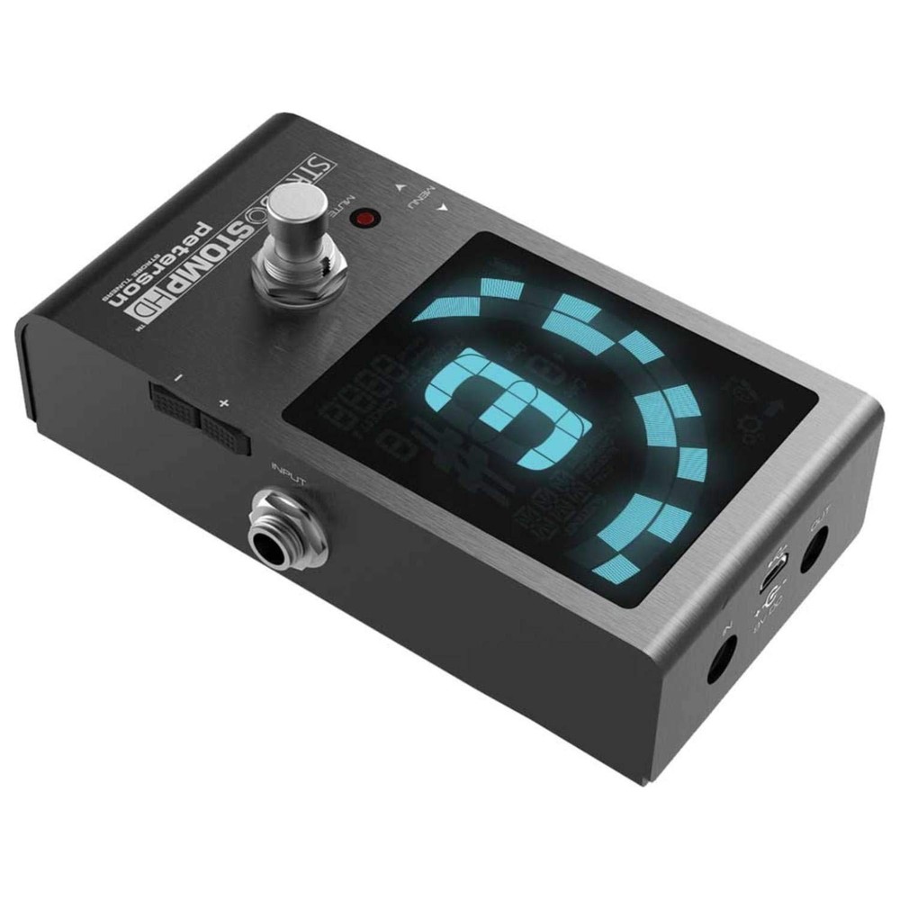 Compact HD Pedal Tuner with Full Color Display and True Bypass Functionality