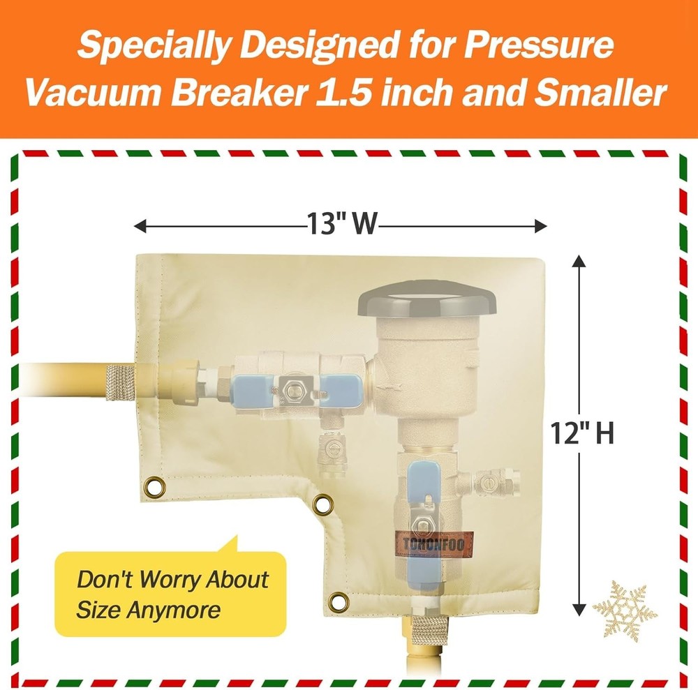 Durable 5-Layer Insulated Backflow Device Cover - Prevent Freezing & Bursting