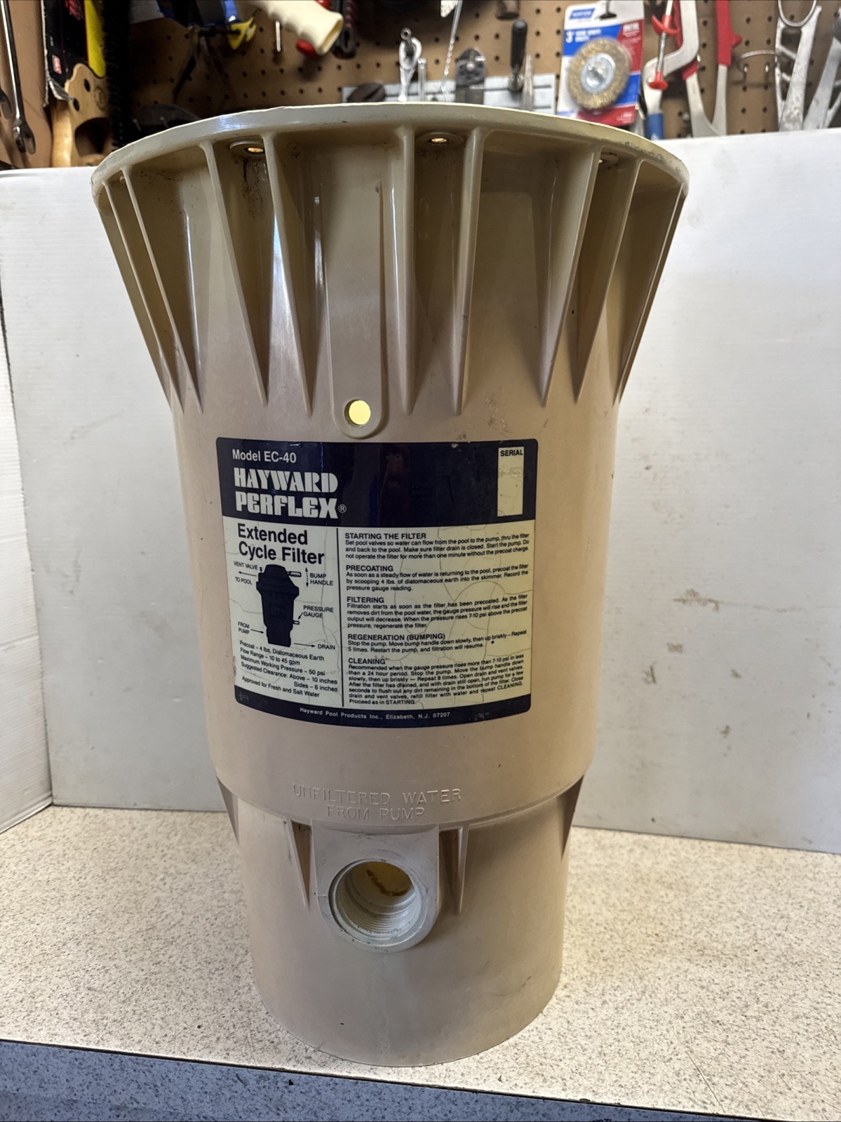 Hayward Perflex OEM EC40AC Swimming Pool Filter Tank Body genuine prt