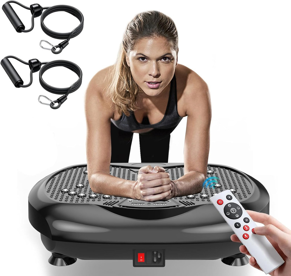 Vibration Plate Exercise Machine - Whole Body Workout Vibration Platform Lymphat