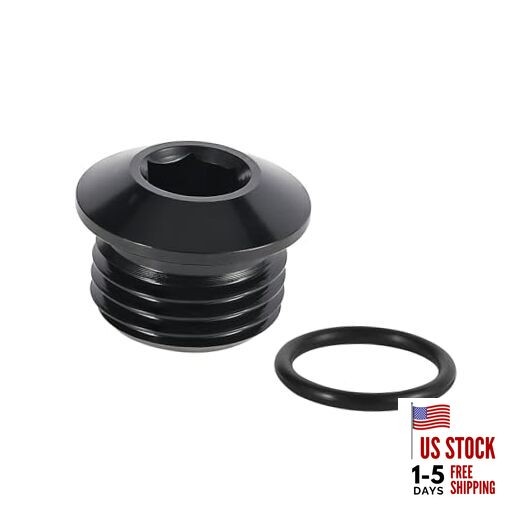 6AN Male Hex Head Socket ORB Port Plug with O RingPC AN6 1