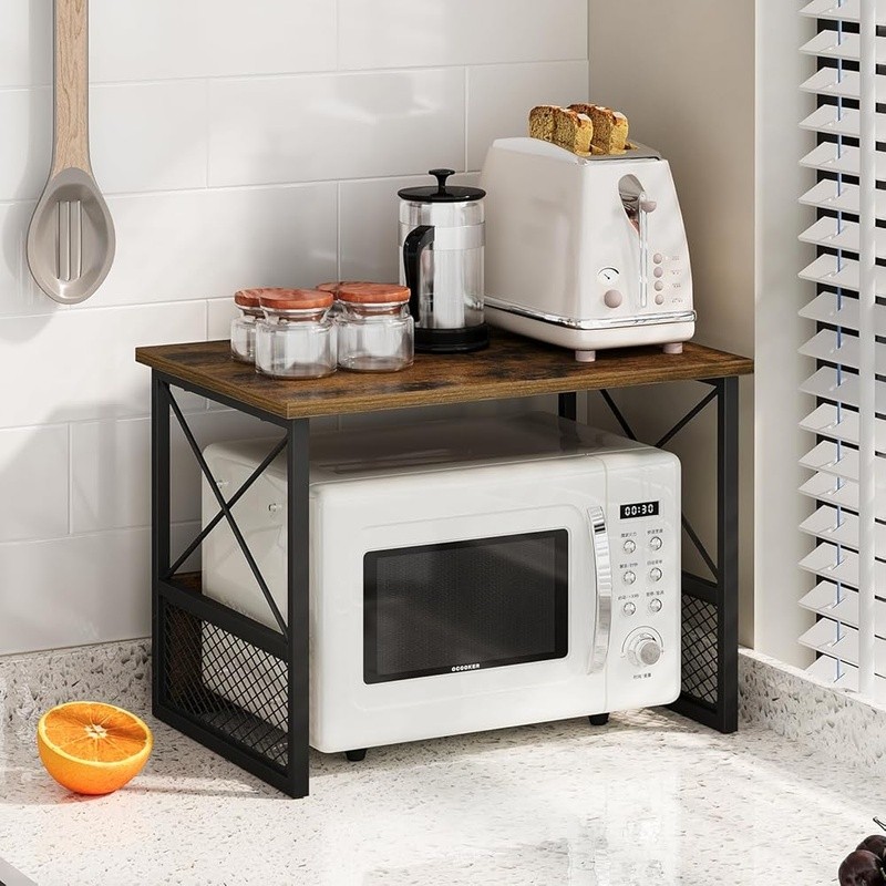 Sturdy Printer Stand Organizer Desk Multifunctional Storage Shelf Easy Assembly