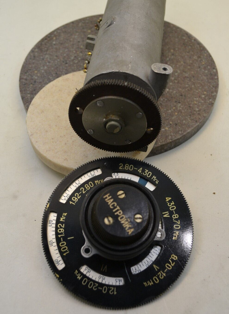 Variable capacitor+Vernier kit - Soviet air variable capacitor used - HAM Radio