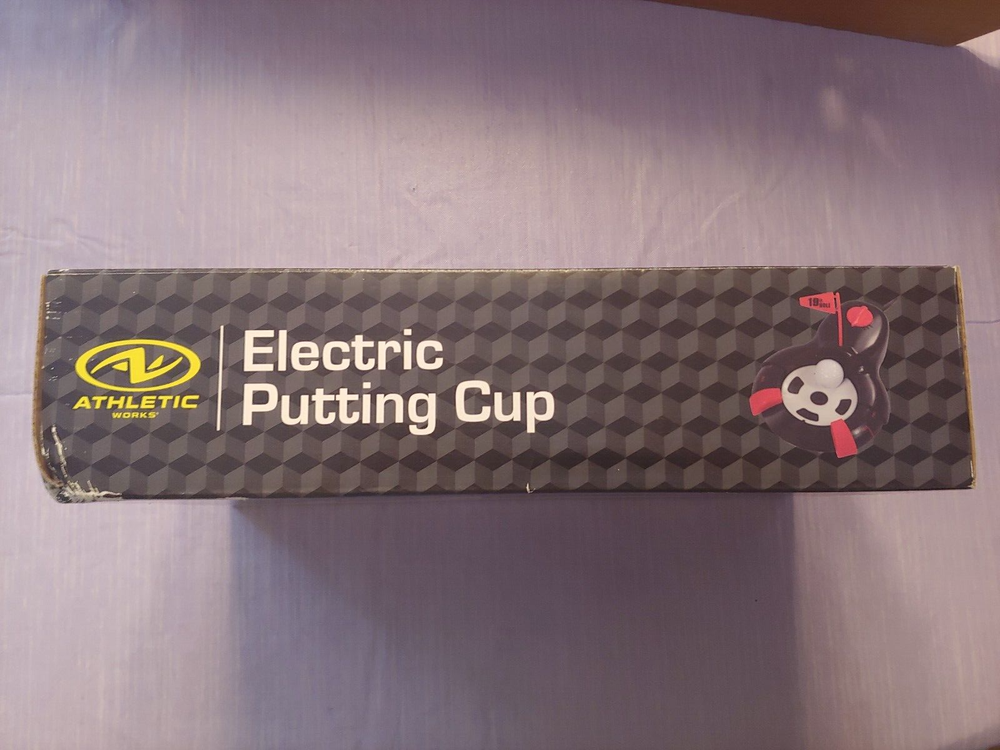 Athletic Works Electric Putting Cup, Adjustable Skill Level, Auto Ball Return