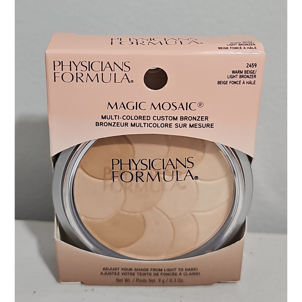 Physicians Formula Magic Mosaic Multi Color Light Bronzer Warm Beige 2459 NIB
