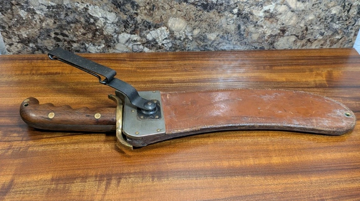 Springfield Armory WWI Era 1909 Bolo Knife w Rock Island Arsenal Scabbard