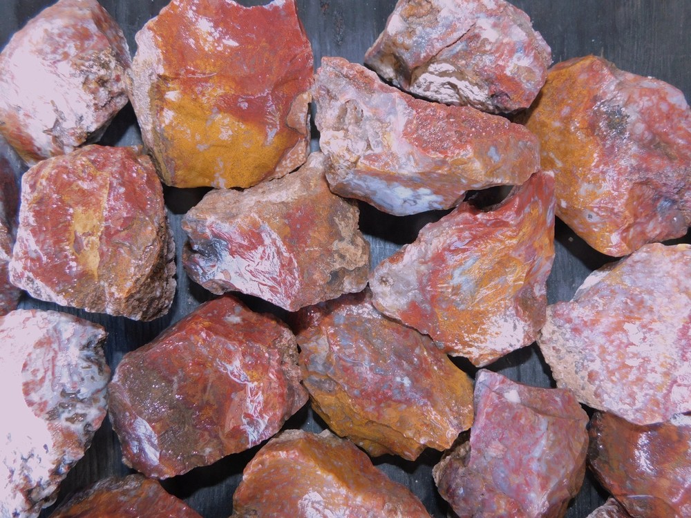 San Carlos Agate natural lapidary cabbing tumbling rough from Mexico