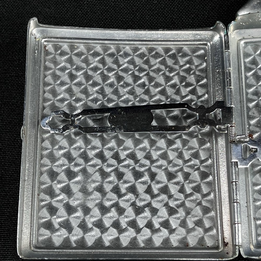 Vintage Ronson Combo Silver Cigarette Case With Lighter