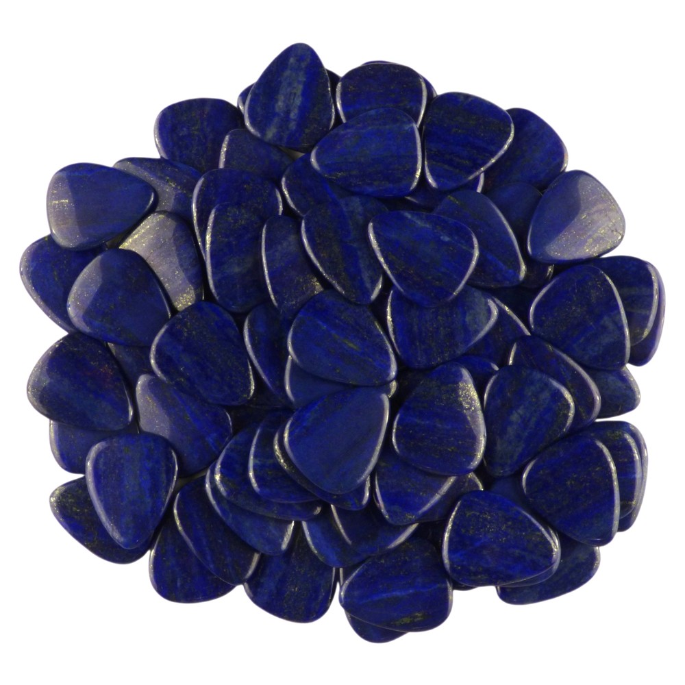 Lapis Lazuli Stone Guitar Pick - 3.0 mm - 351 Shape - Handmade Exotic Plectrum