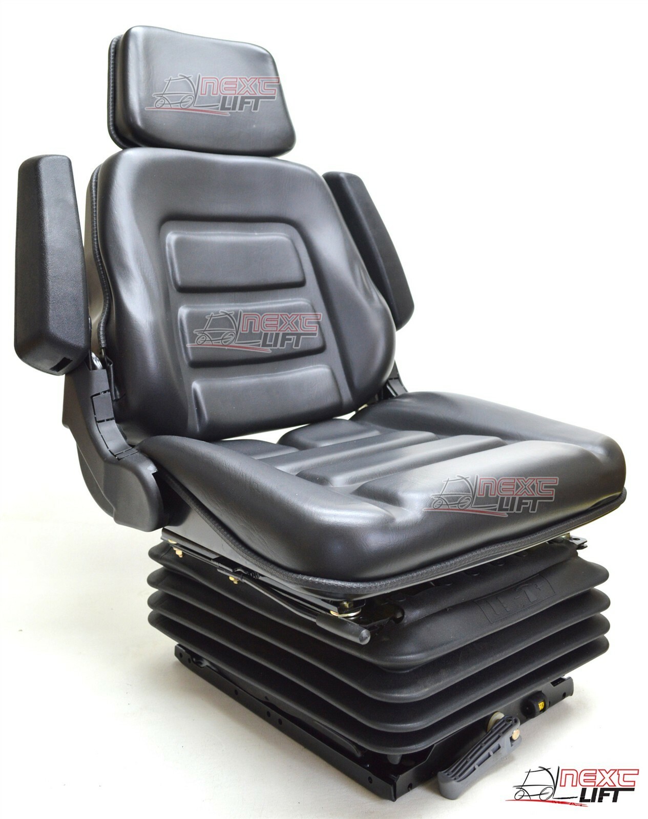 NEW SUSPENSION SEAT WITH ARMREST FITS EXCAVATOR FORKLIFT DOZER LOADER TRACTOR