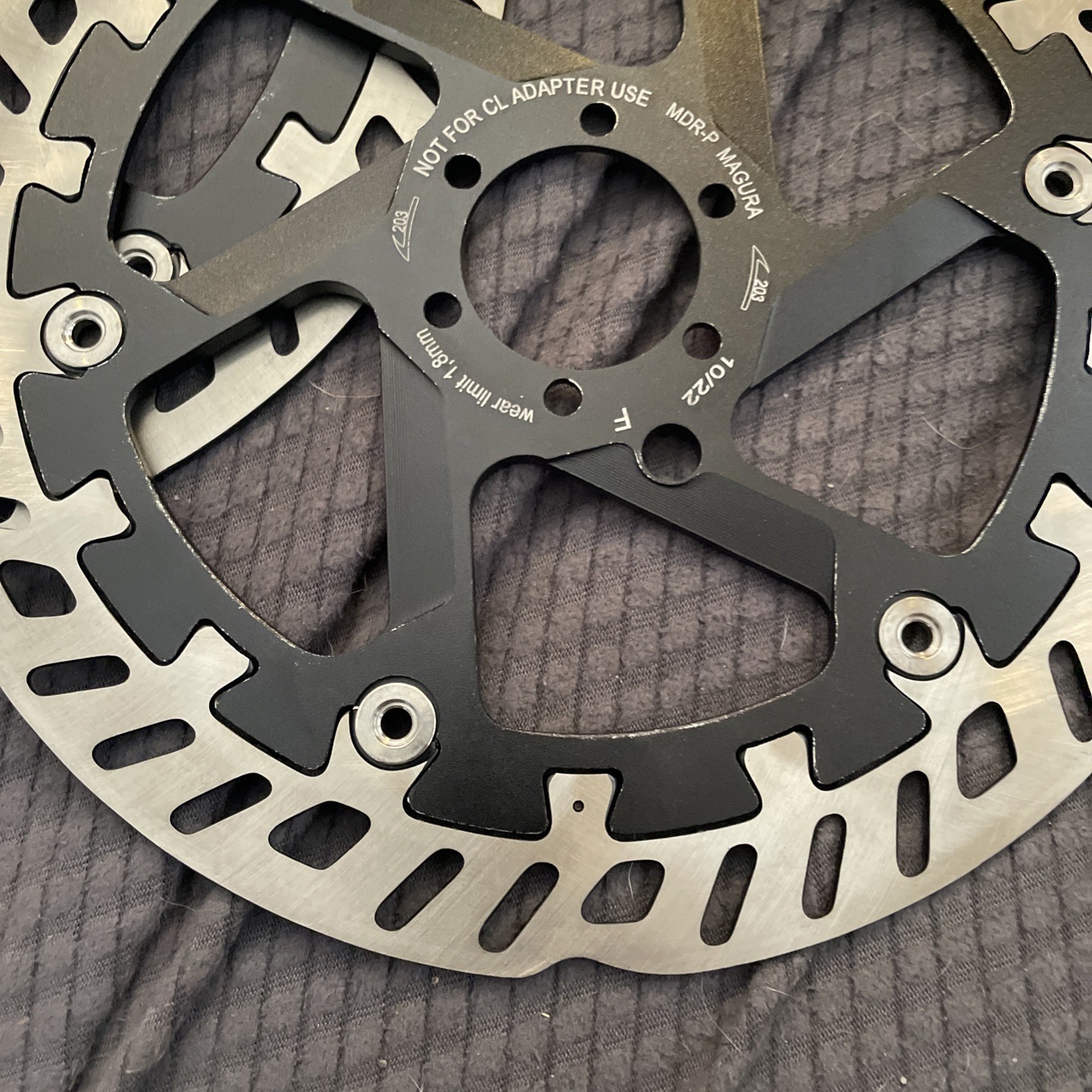 Pair Of magura mdr-p 220mm And 203mm Brake Rotors