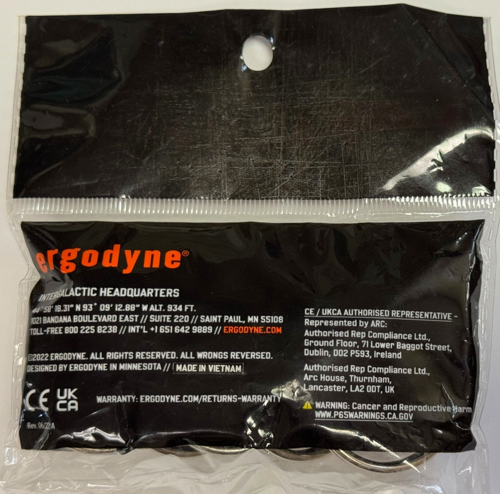 NEW Ergodyne Squids 3785 Tool Tethering Split Ring Attachment 1.5" Diameter ~ FS