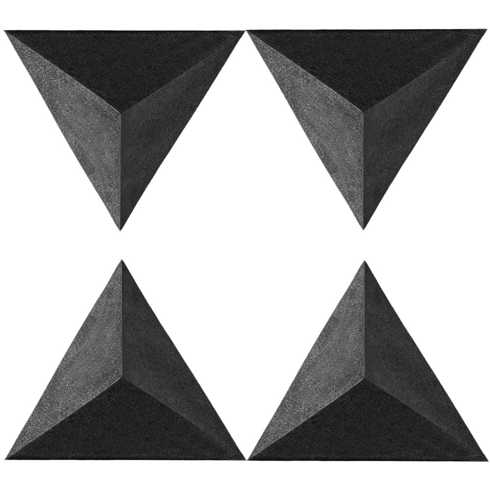 Foroomaco Triangular Pyramid Bass Traps - 4 Pack for Ceiling Corners