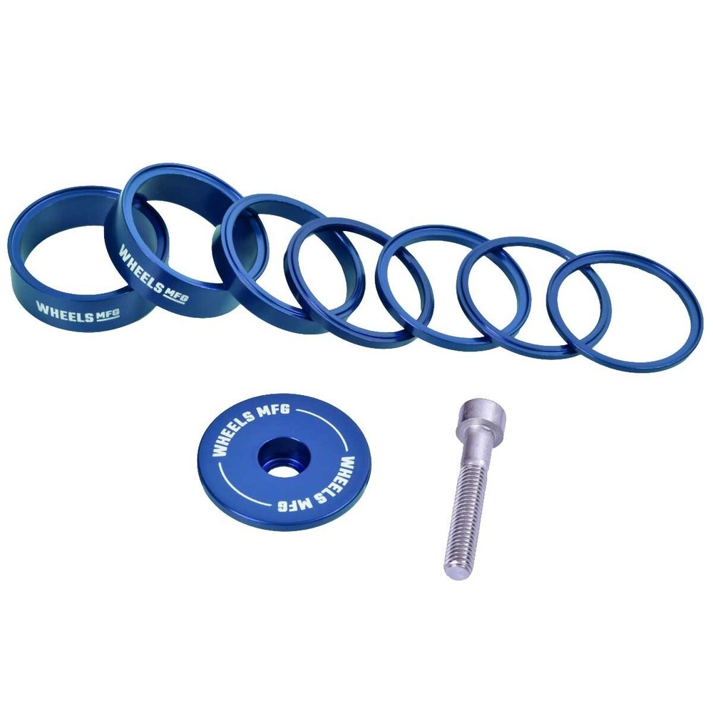 Wheels MFG StackRight Essential Headset Spacer Kit - Colour Blue