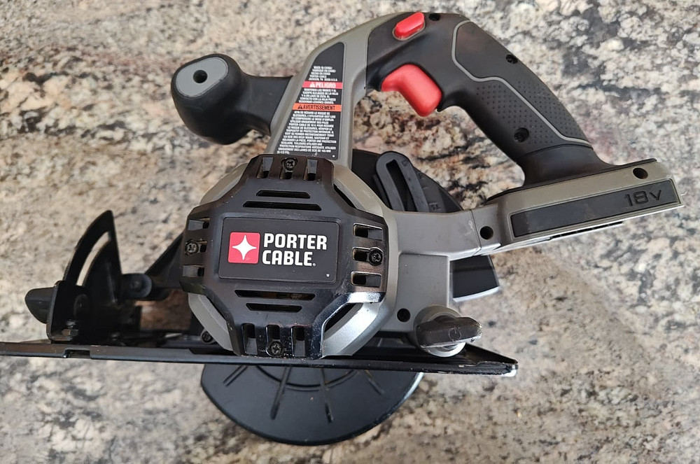 PORTER-CABLE PC186CS 18V Volt 6-1/2" CIRCULAR SAW w/Blade, Tested, Type 2