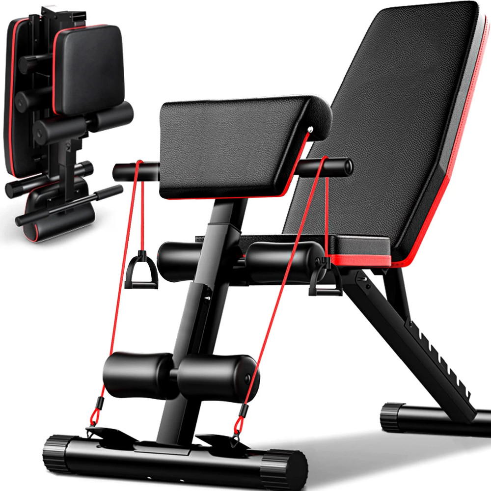 Versatile Adjustable Weight Bench with Resistance Bands, 780 Lbs Upgraded