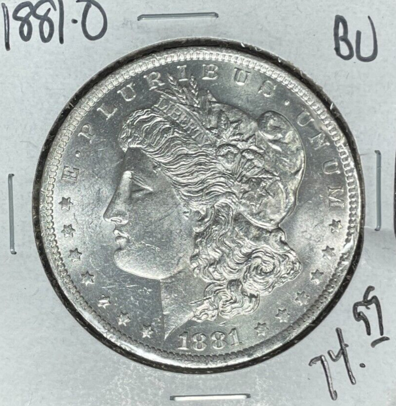 1881-O MORGAN SILVER DOLLAR ~ BU ~NICE COIN~