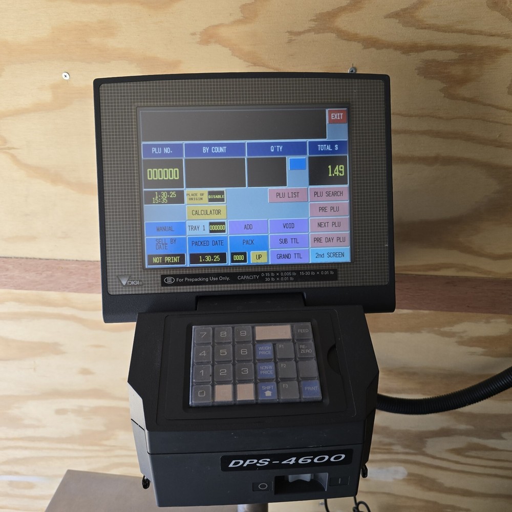 Meat Wrapper Wrap Station DPS-4600 Scale & Labeler