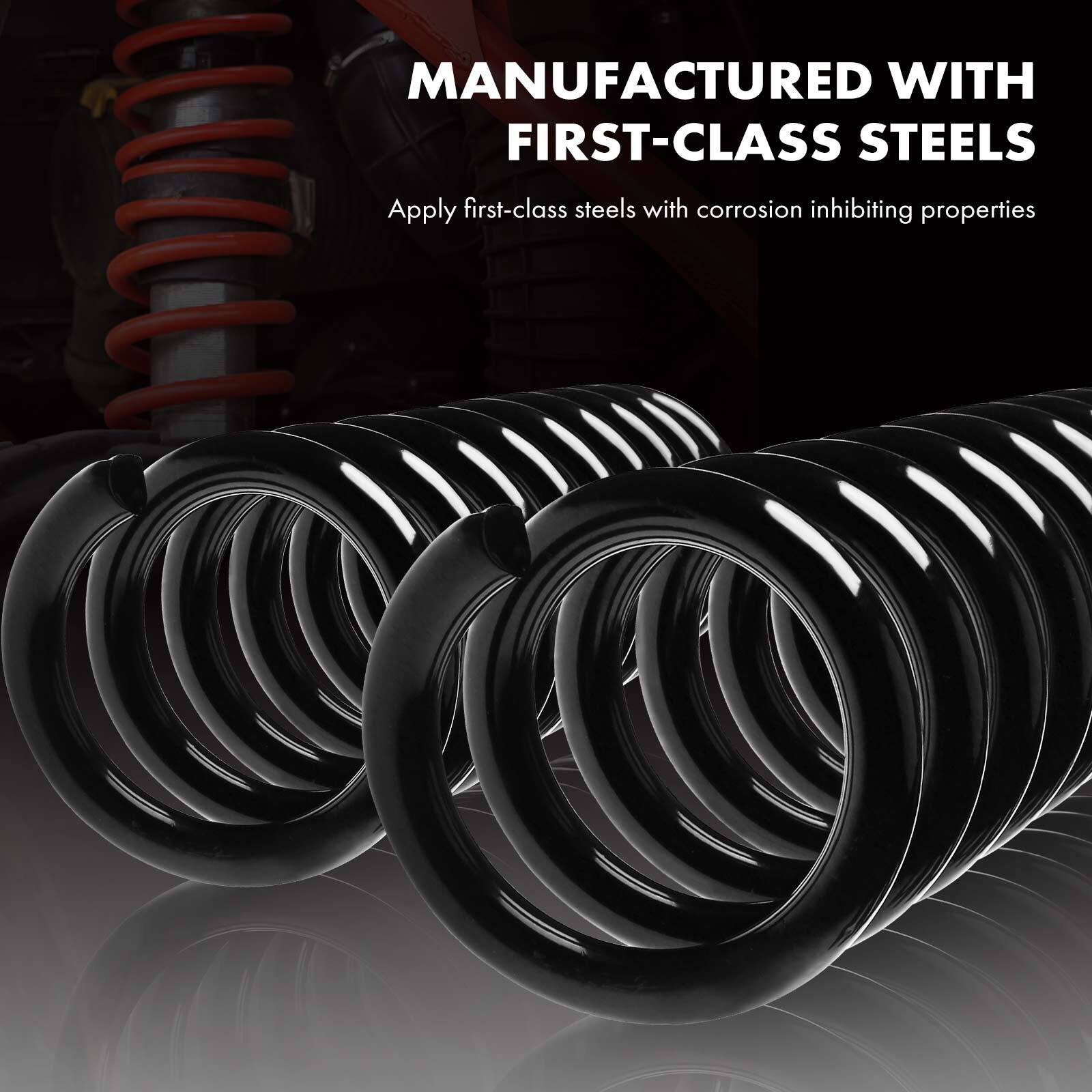 2x Front Coil Spring Set for Ford Mustang II 1974-1976 1978 Pinto Mercury Bobcat