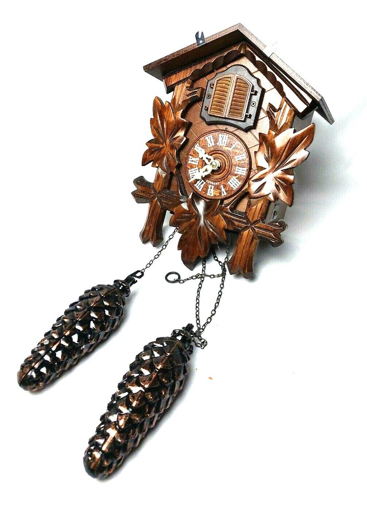 Antique Hubert Herr German Black Forest Cuckoo Clock