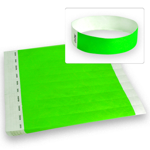 100, 500, 1000ct 3/4” Paper Bracelets - Choose Your Color-Bars