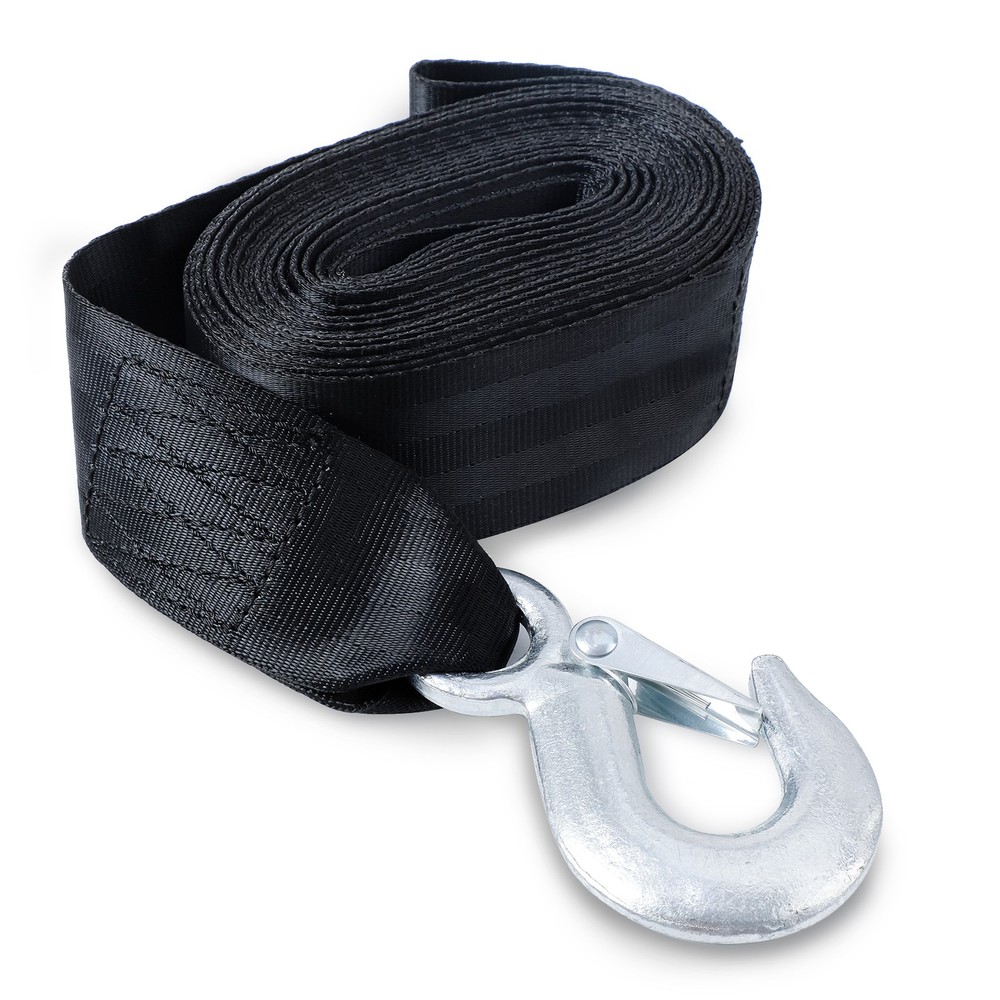 2"x20' Winch Strap 10000lbs Snap Hook Quick For Deluxe Boat Trailer Replacement