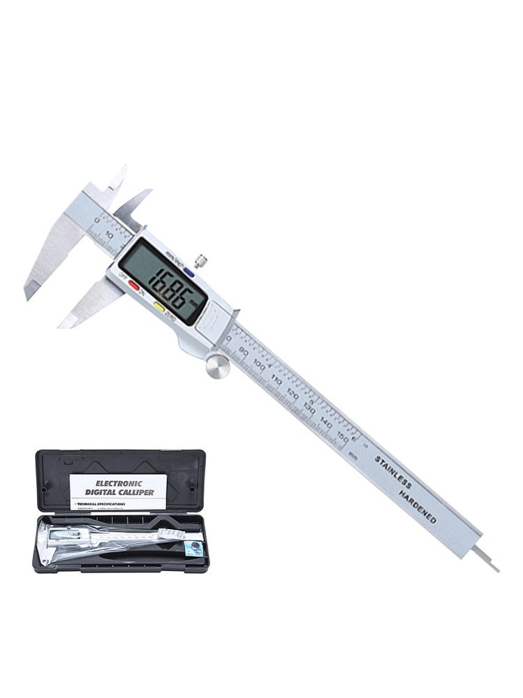 6" Measure tool micrometer digital ruler electronic caliper vernier caliper