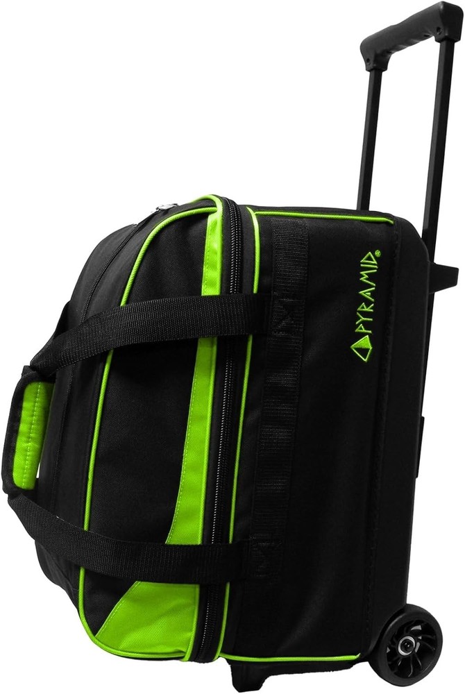 Double Roller 2 Ball Bowling Bag W/ Large Separate Compartment Bowling