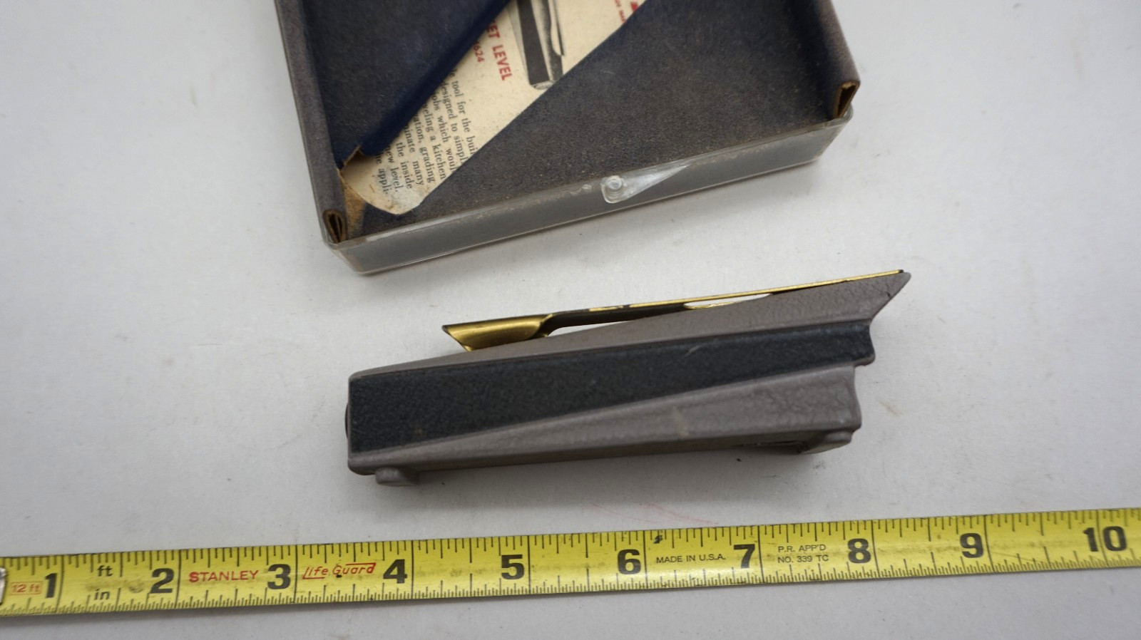 Craftsman Pocket Level No 4624 Box & Paperwork Made In USA free ship USA