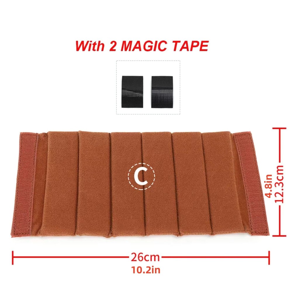4PCS Dacron Camera Bag Case Insert Partition Divider Protection Pad Accessories