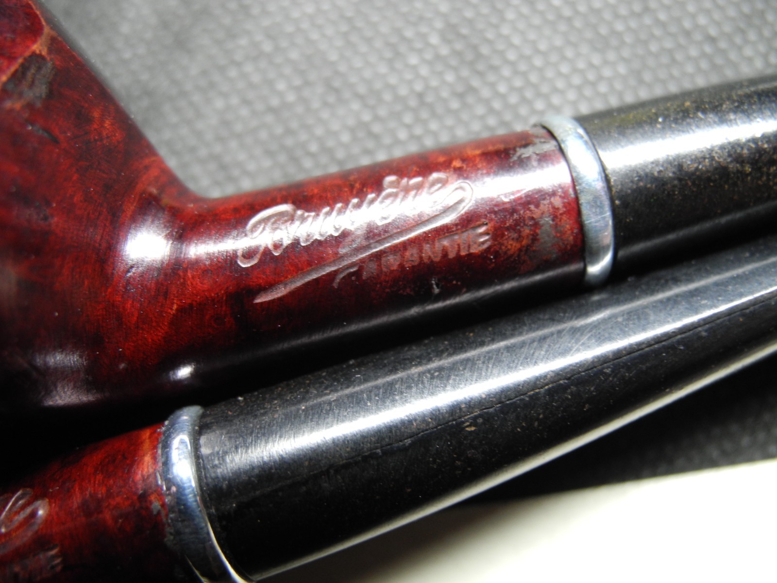 WW2 German Wehrmacht Heer smoking pipes X2 & card - VERY RARE!