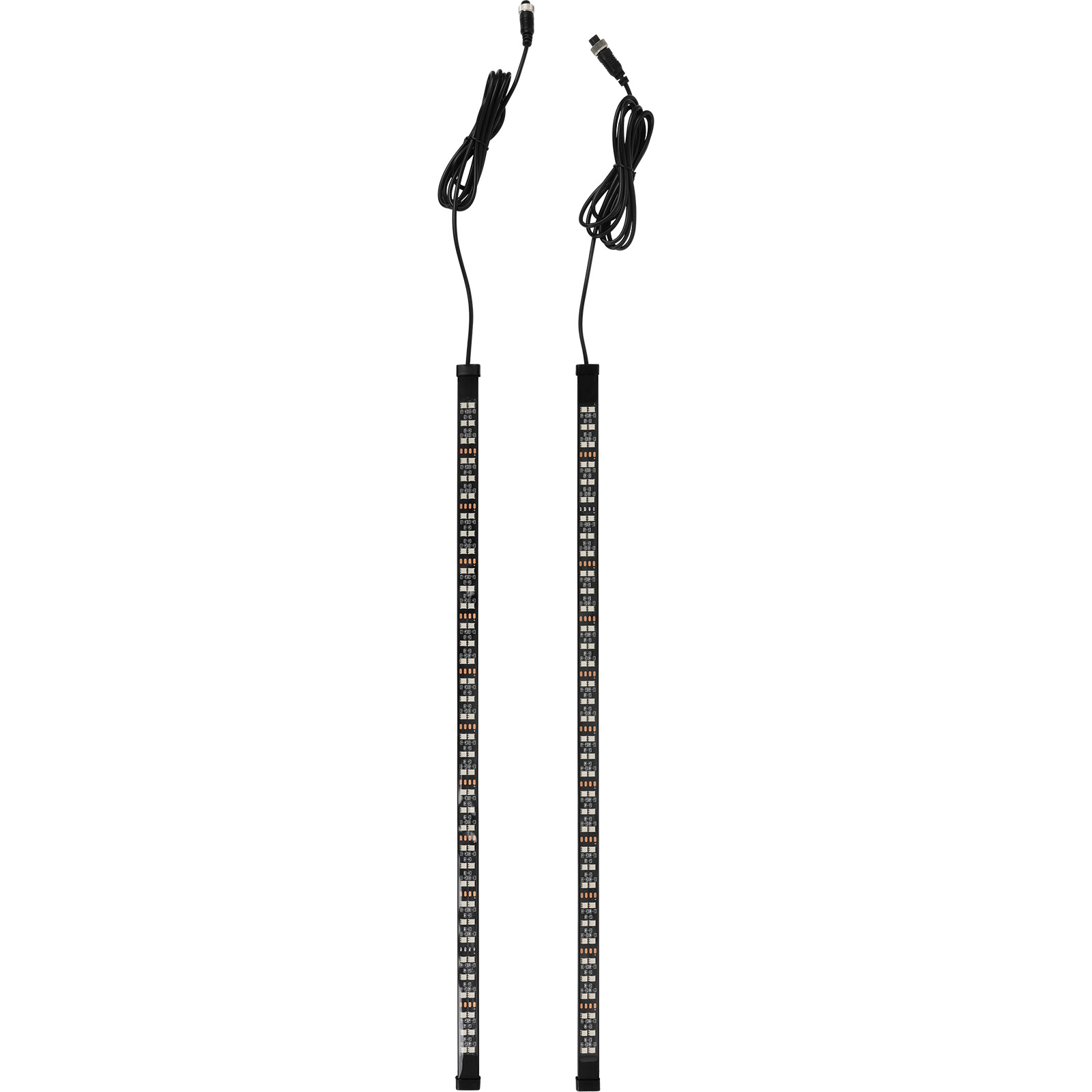 6PCS Double Row LED RGB Dream Lights Strip Neon Underglow LED Chasing Kit Remote