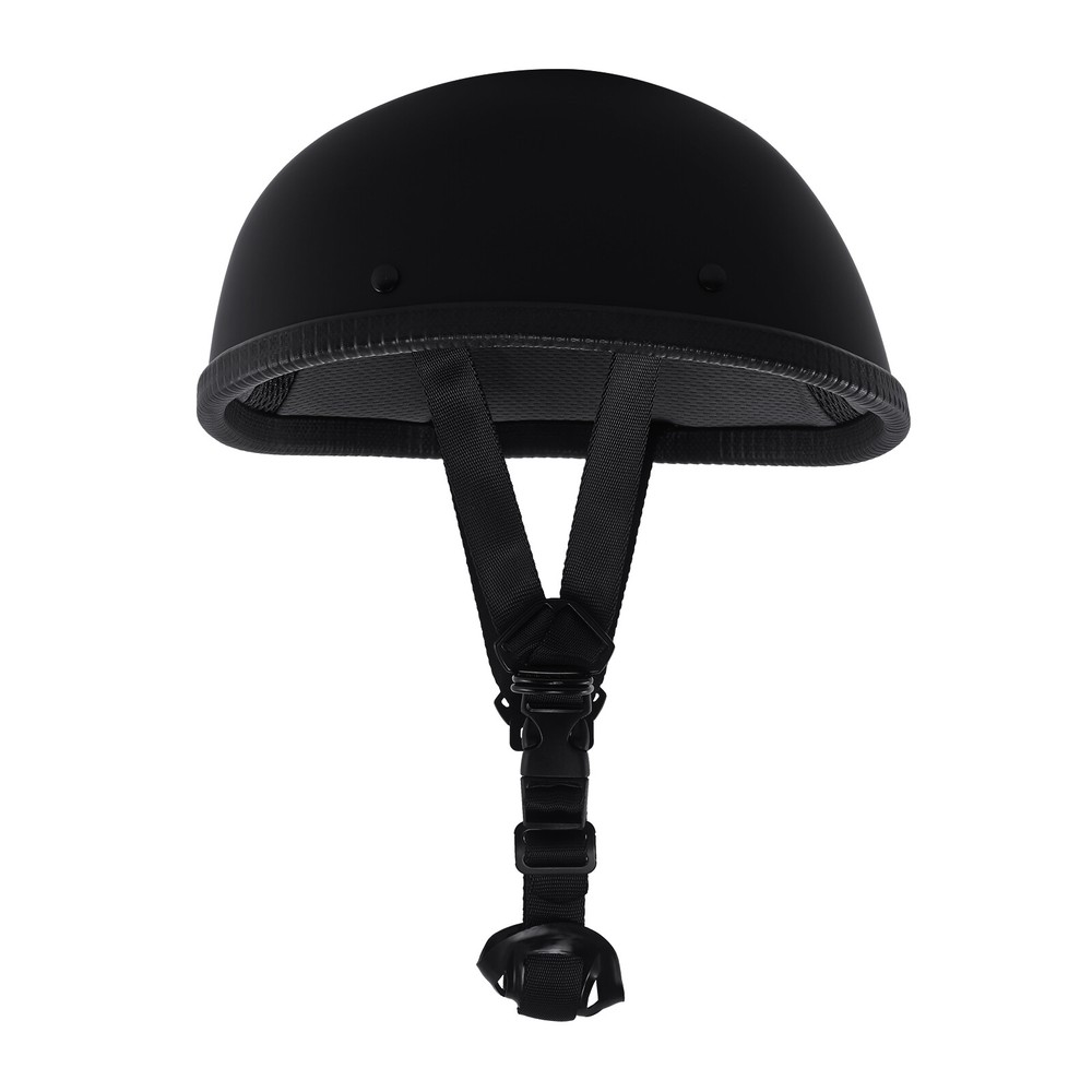 Motorcycle FLAT DOT Beanie Helmet Half Helmet Cap Skid Scooter Chopper